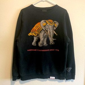 Diamond Elephant Sweater / Sweatshirt Men’s Large